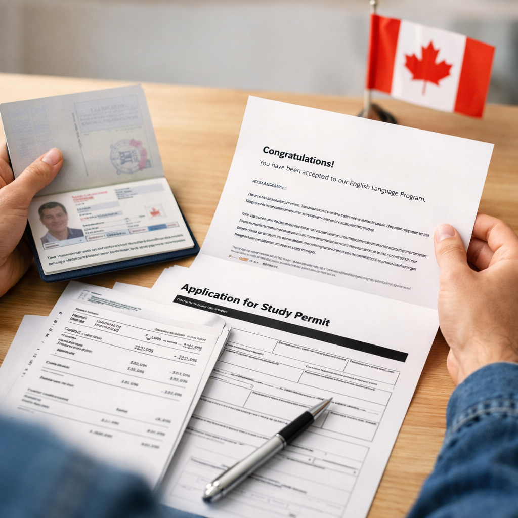 Évitez les refus: documents essentiels pour étudier l’anglais au Canada