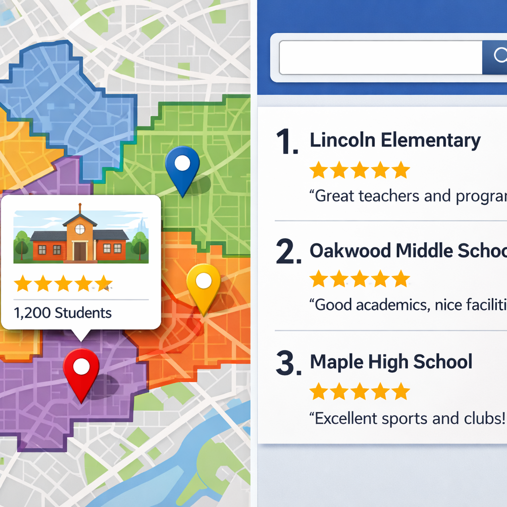 K‑12 School Finder Tools Compared: Rankings, Boundaries, Reviews